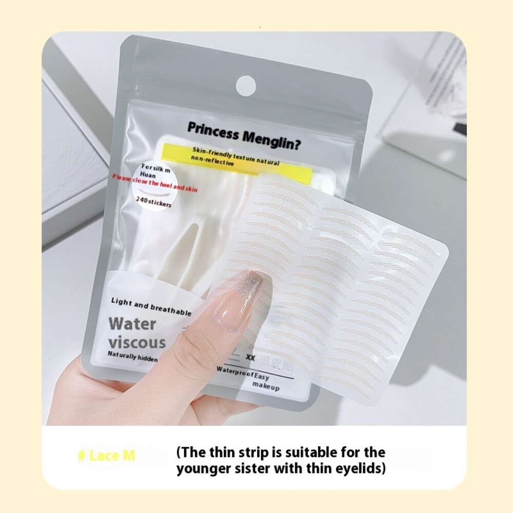 Natural Traceable Mengfei Double Eyelid Adhesive Strips Hygiene and Comfort Ensured Without Glue