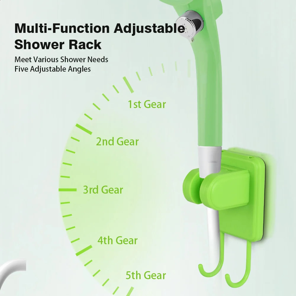 Lixada 6000mAh Portable Camping Shower Pump RV Outdoor Kit wFull Screen Intelligent Digital Display Camp 240820