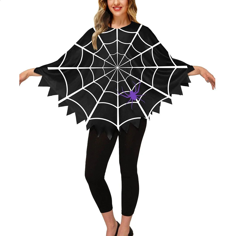 Adult Womens Cute White Ghost Devil Horn Role Playing Costume Childrens Fancy Dress Performance Halloween Theme Party 240823