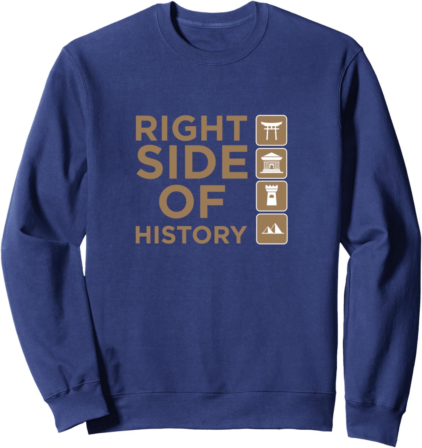 Long Sleeve Shirts for Men sweatshirt Right Side of History Political Human Rights Gift Sweatshirt T shirt Tee Streetwear Casual tops clothes