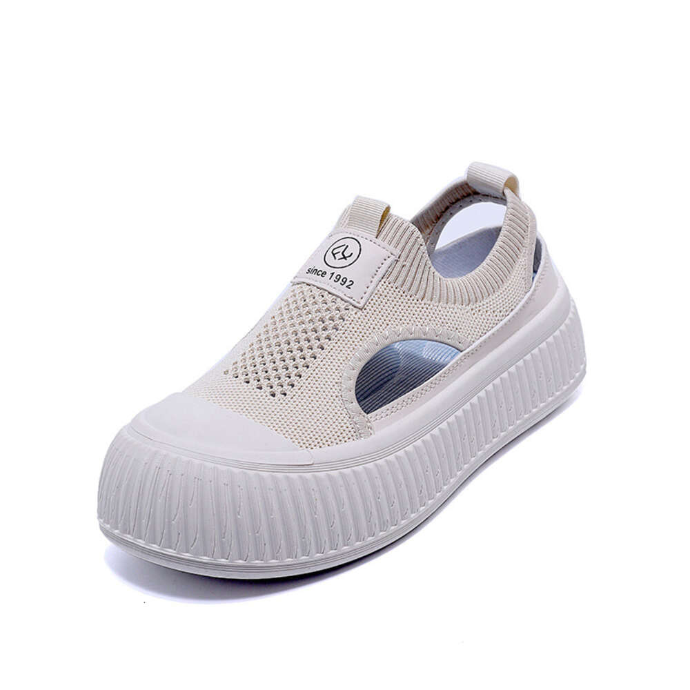 Ddmysports Mesh Breathable Fly Woven Summer New Versatile Sports White Hollow Mesh Women S Board Shoes KX OUTDOOR