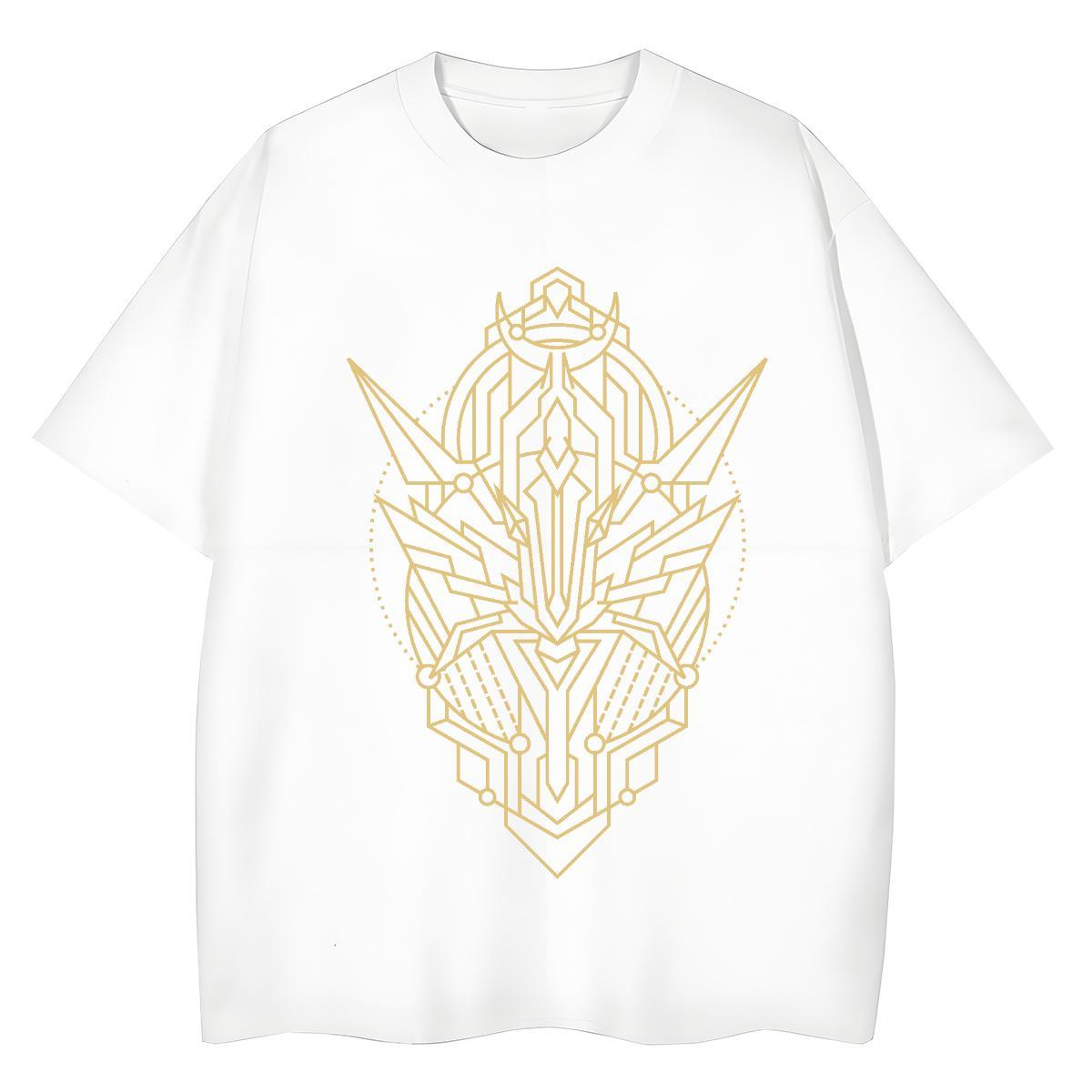 Loose fit Lady T shirt 230g Cotton handpainted Casual T-Shirts for Women Breathable Short Sleeve Cartoon Anime Tops Shirt