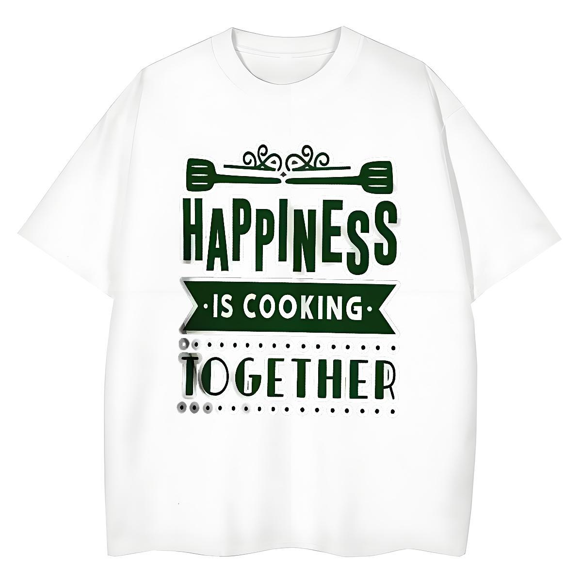 Lady Womens Tshirts 230g Cotton letter Daily Wear T Shirts Women Short sleeve Soft DIY Printed Clothings