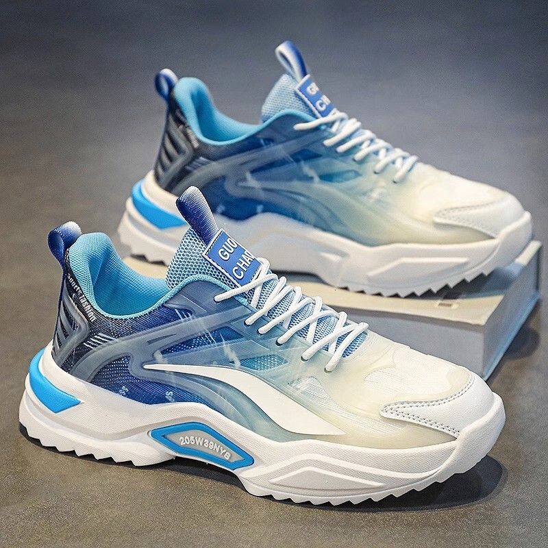 Ddmysports Spring New Versatile Casual Fashion Thick Sole Dad Student Running Sports Trendy Breathable Men S Shoes OUTDOOR