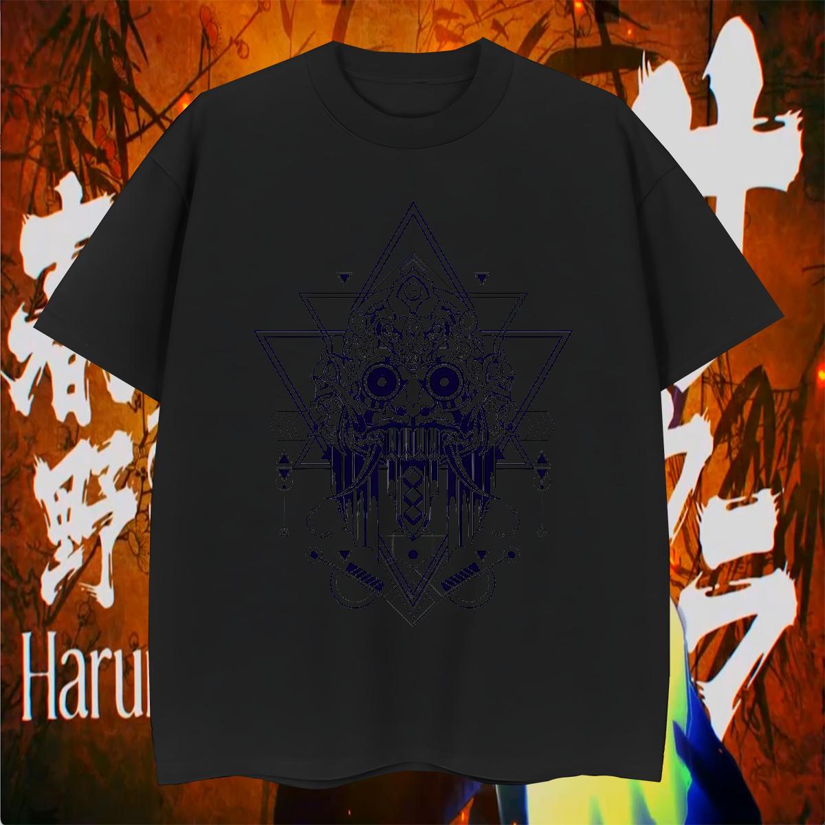 Comfortable Mens T Shirts 230g 100% Cotton eye of the devil Daily Outfit Black White Breathable Short Sleeve Men Tops Tees Stylist Tee Shirt