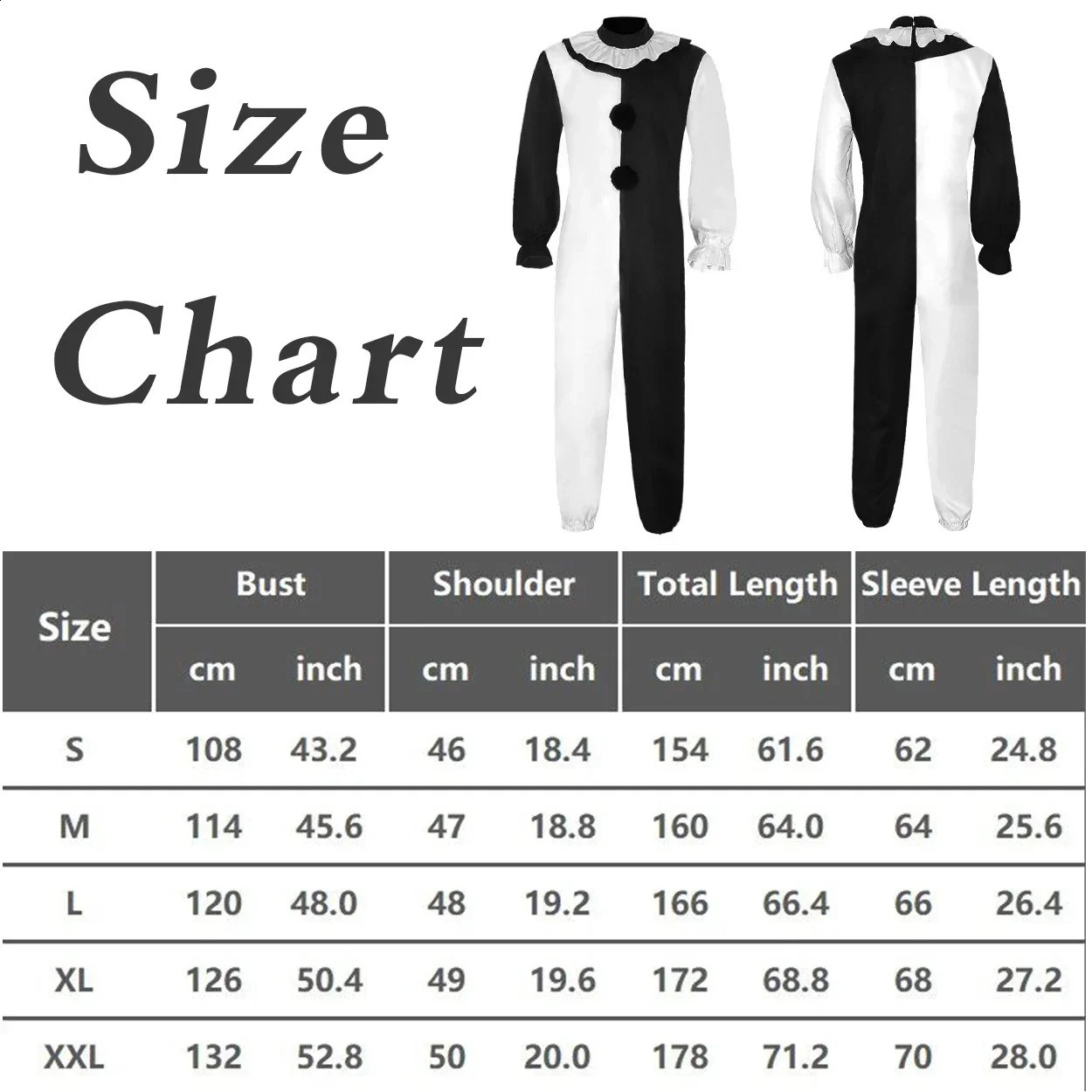 Artistic clown roleplaying movies territorial costumes jumpsuits Halloween fancy makeup masks 240823