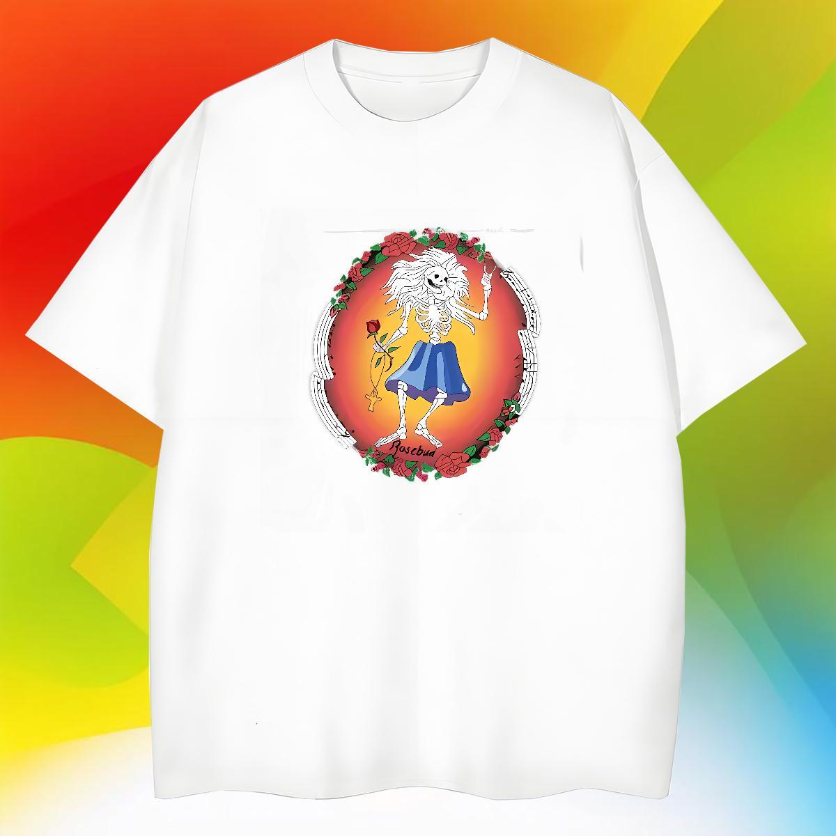 Cool Men T Shirts 230g Cotton flower Outdoor Custom Anime Breathable Short Sleeve Men Tees 2024 Designer Wear