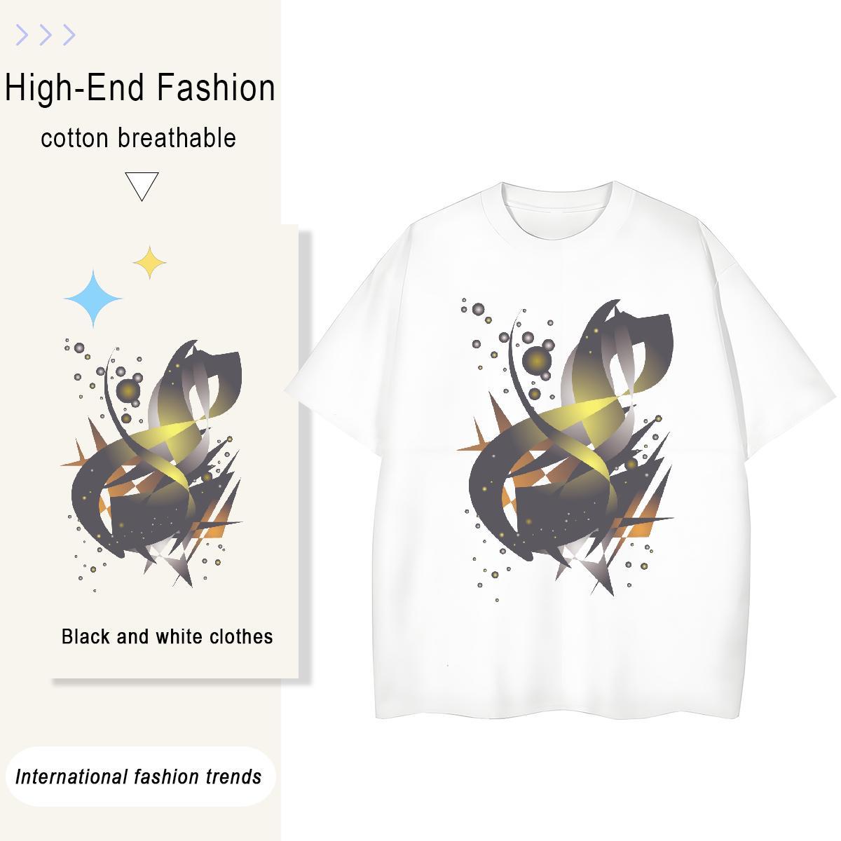 Free Shipping Womens Tshirts 230g Cotton icon High Street Hip Hop T Shirt For Woman Comfortable DIY Logo Top Tees