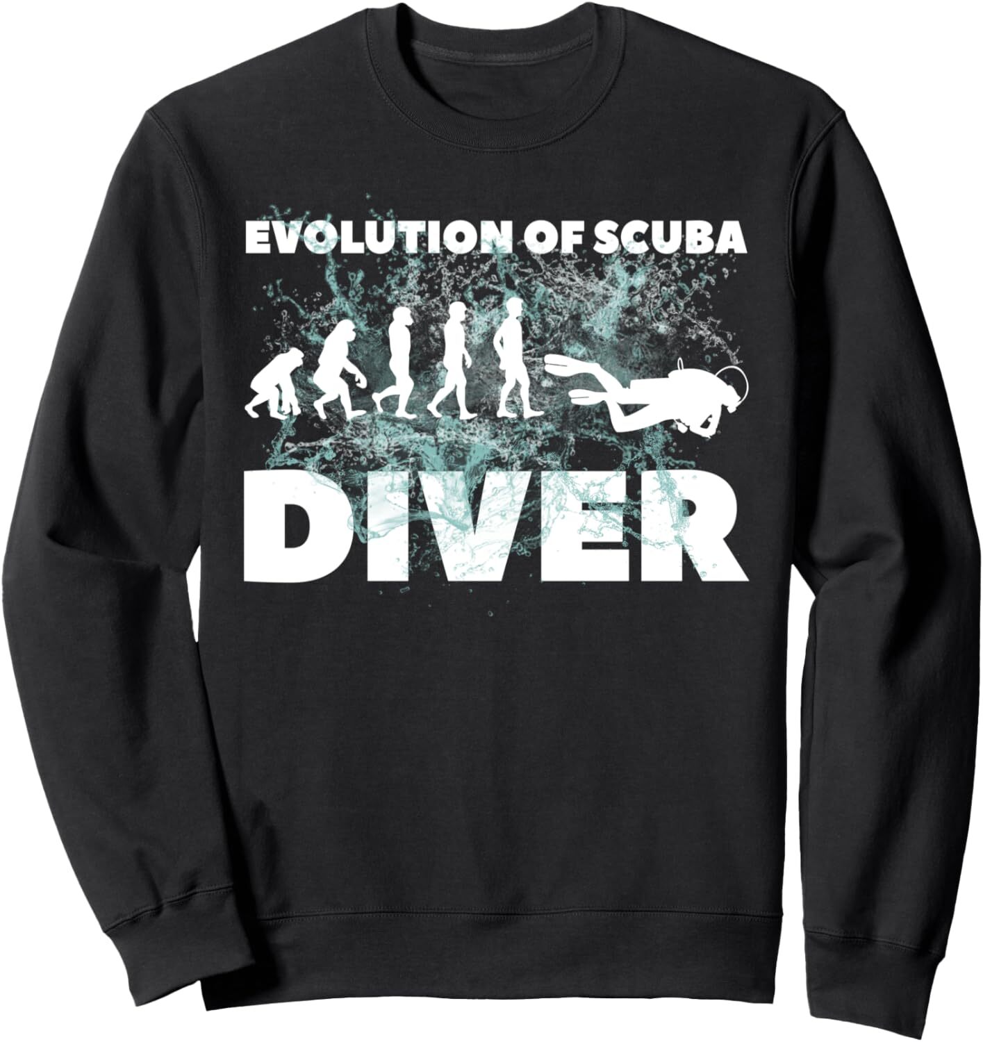 Long Sleeve Shirts for Men sweatshirt Funny Evolution Of Diver Sport Aquatic Gift Sweatshirt T shirt Tee Streetwear Casual tops clothes