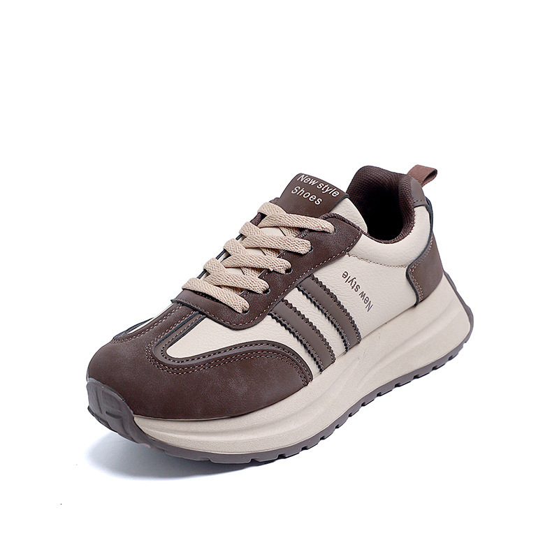 Ddmysports For Women New Autumn White Versatile Student Thick Soled Casual Board Shoes XX AR OUTDOOR