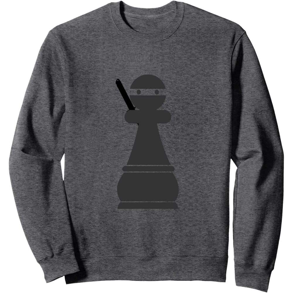 Long Sleeve Shirts for Men sweatshirt Ninja Funny Cool Chess Player Smart Gift Sweatshirt T shirt Tee Streetwear Casual tops clothes