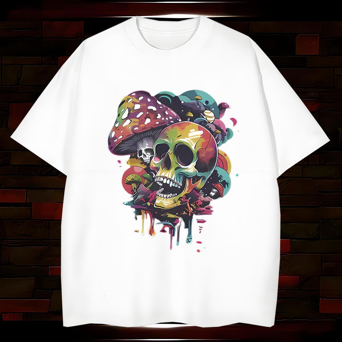 Soft T Shirt For Man 230g 100% Cotton colorful Daily Outfit Custom Anime Short Sleeve O-Neck Men Tees Fashion Casual Tee Shirt