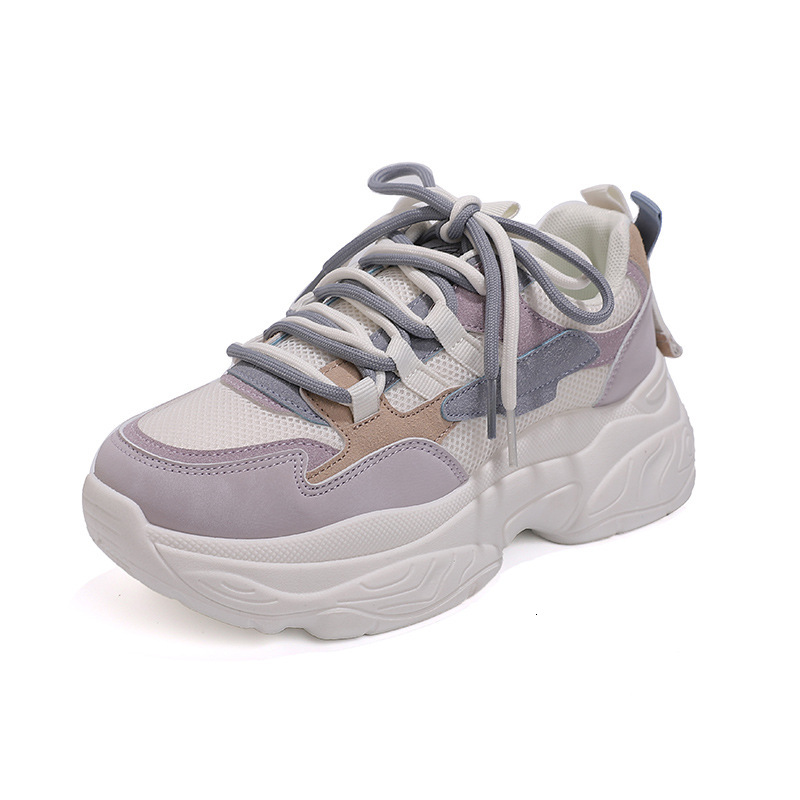 Ddmysports Sports For Women New Spring And Autumn Breathable Casual Versatile White Height Increasing Thick Sole Dad S Shoes OUTDOOR