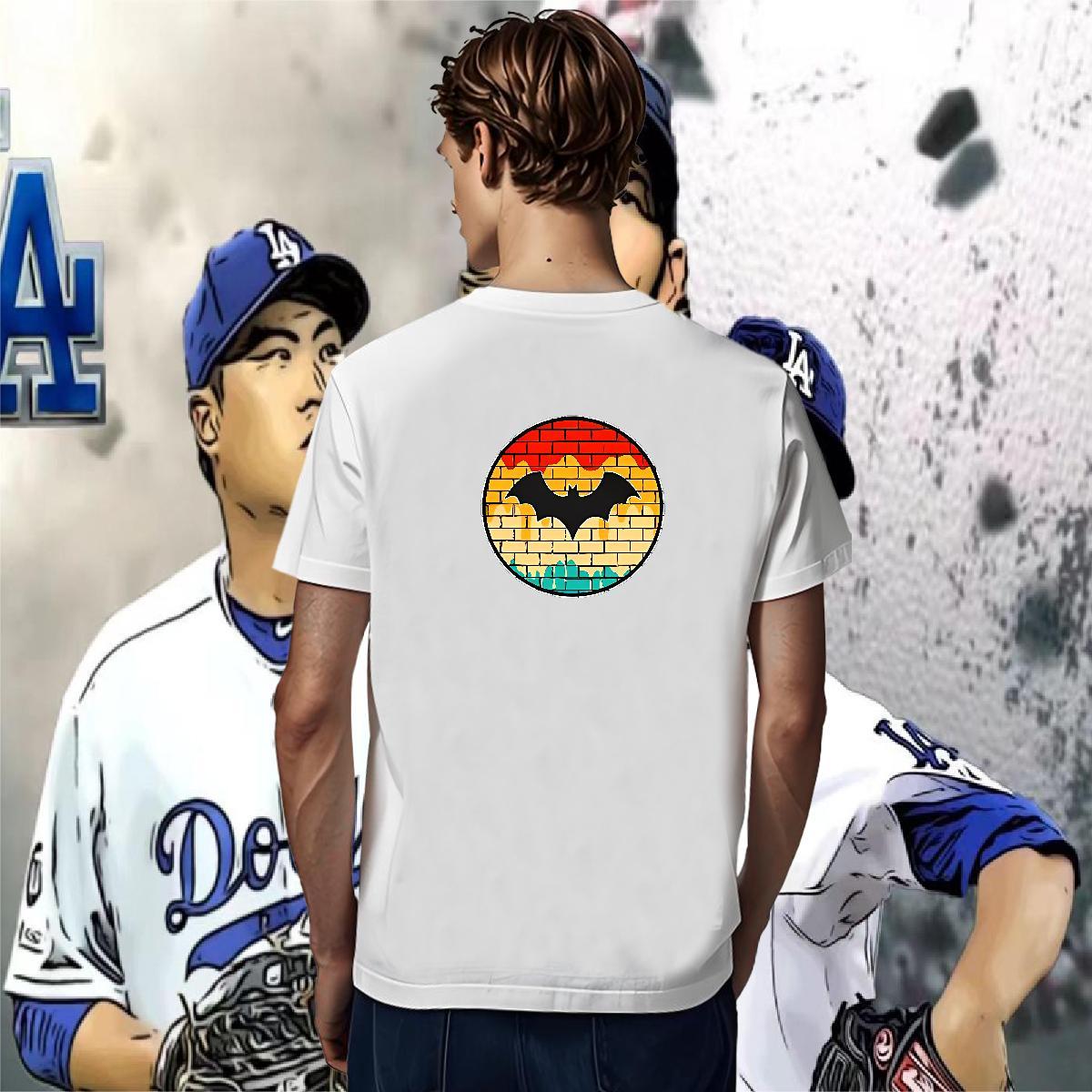 Popular T shirt 230g Pure Cotton bat Spring Summer Oversized Breathable Men Tshirts Brand Tops