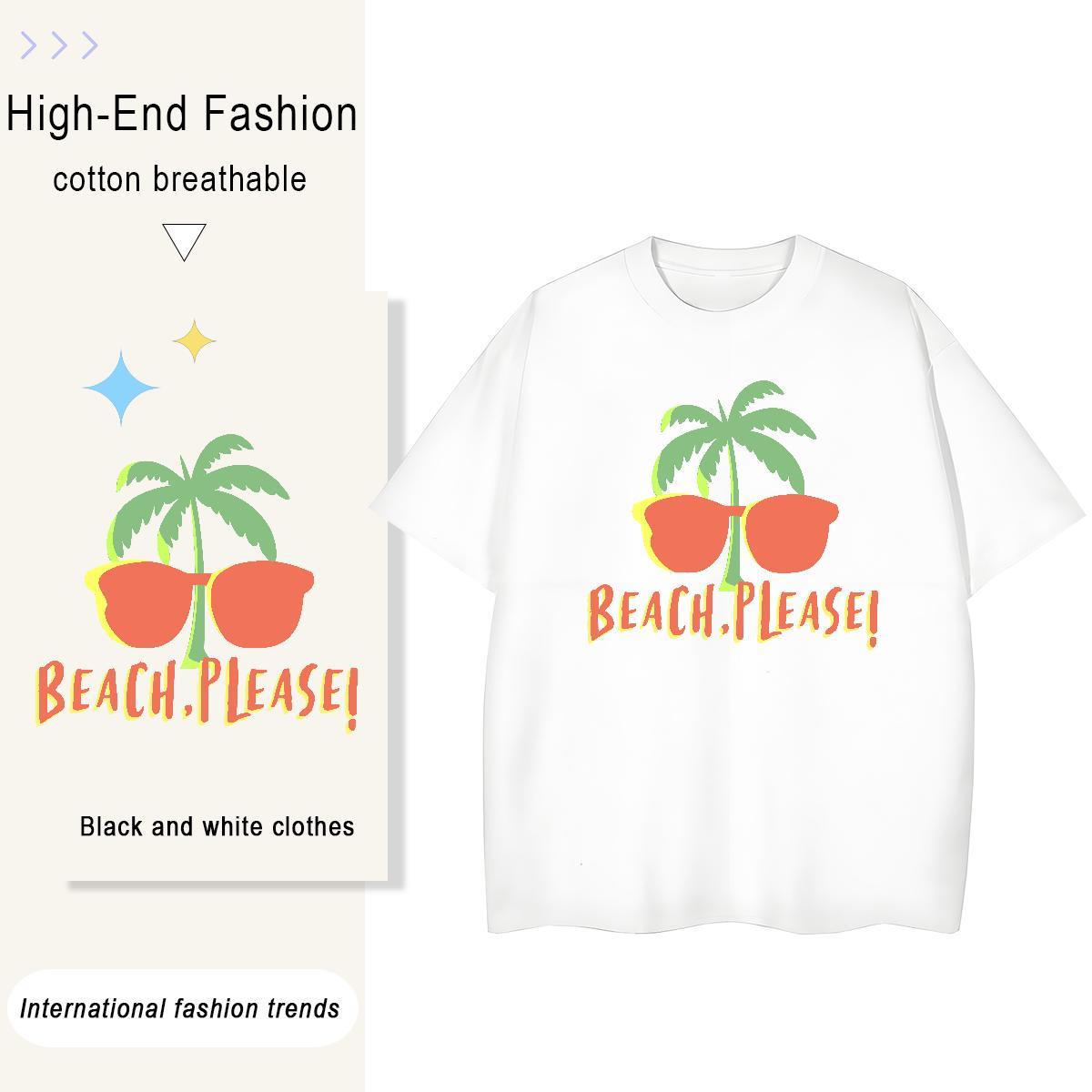 Cool Design T shirt 230g Cotton tree Daily Wear Custom Printing Breathable Short Sleeve Men Tshirts DIY Customized Top Tees