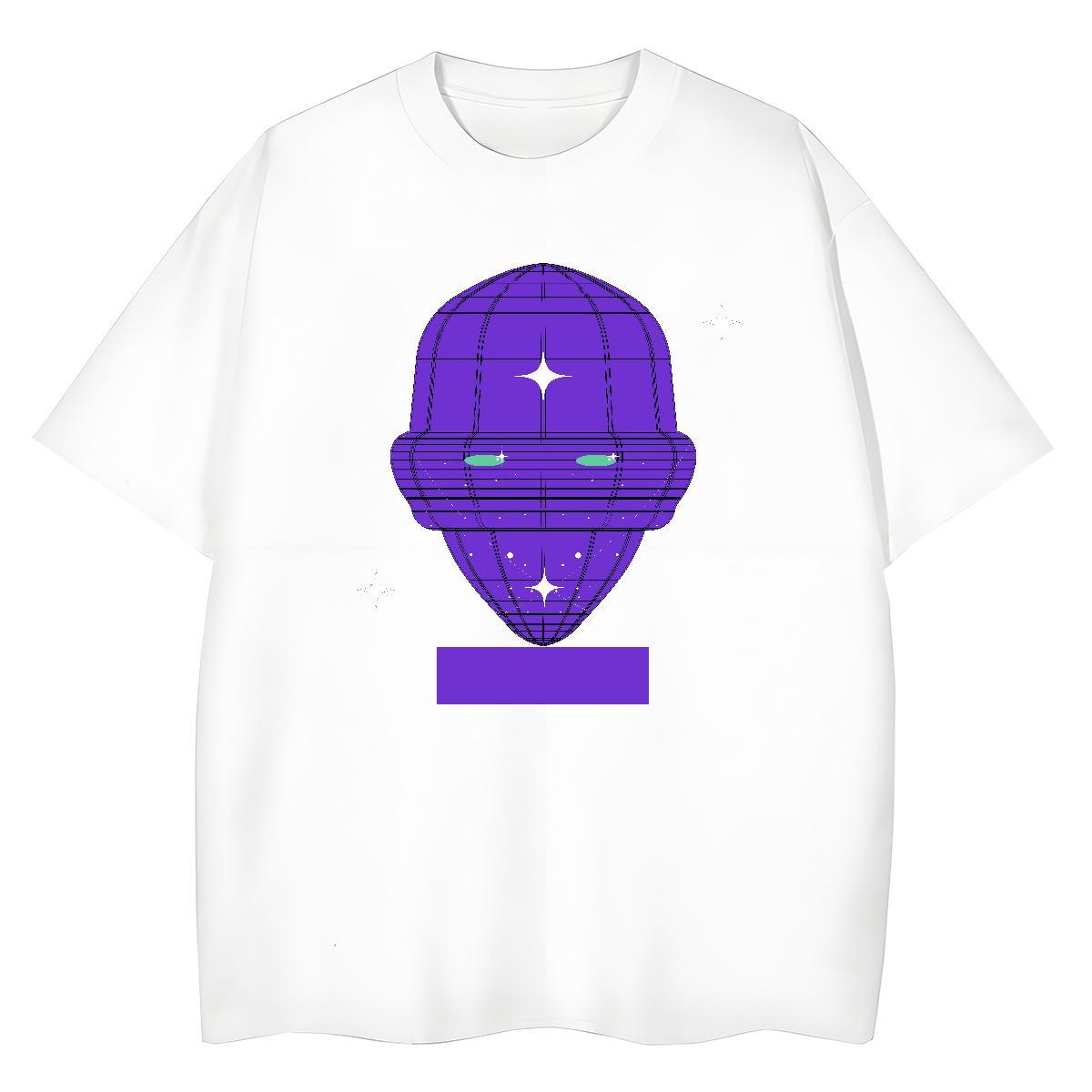 High quality Womens Tshirts 230g Cotton universe Daily Wear T Shirts Women Crew Neck Plus Size Cartoon Tees