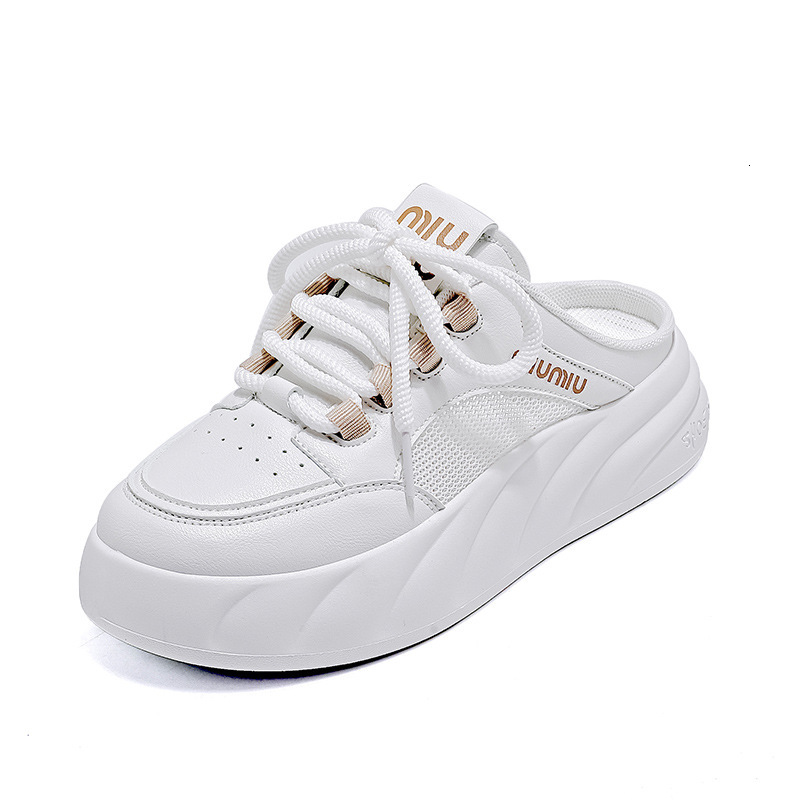Ddmysports Alf Slippers Women S Shoes Biscuits Thick Sole New Model Summer Flat Bottomed European Style Baotou Cool Mop A OUTDOOR