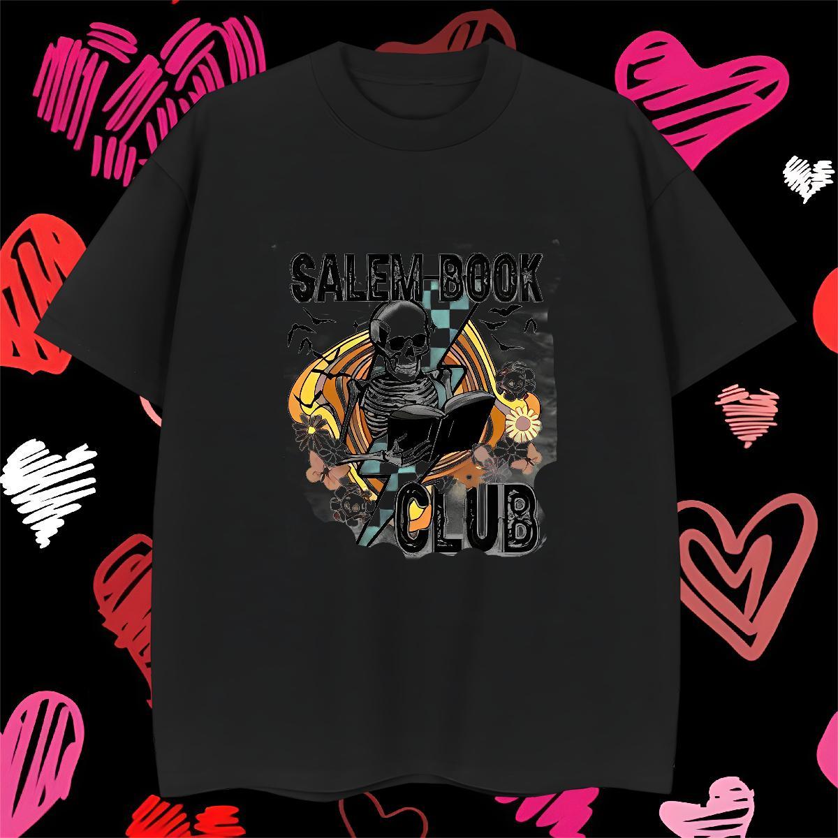 Classic T-Shirts 230g Cotton halloween Spring Summer DIY Printed Crew Neck Breathable Men Tees Free Shipping Top Tees