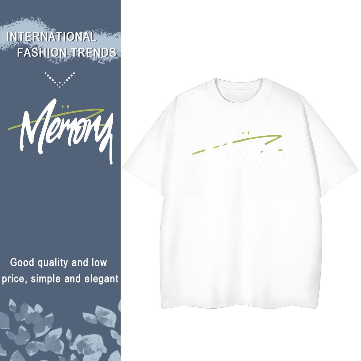 Wholesale Womens Tshirts 100% Cotton 230g letter Sport T Shirts Women Crew Neck Breathable DIY Printed Tees Shirts