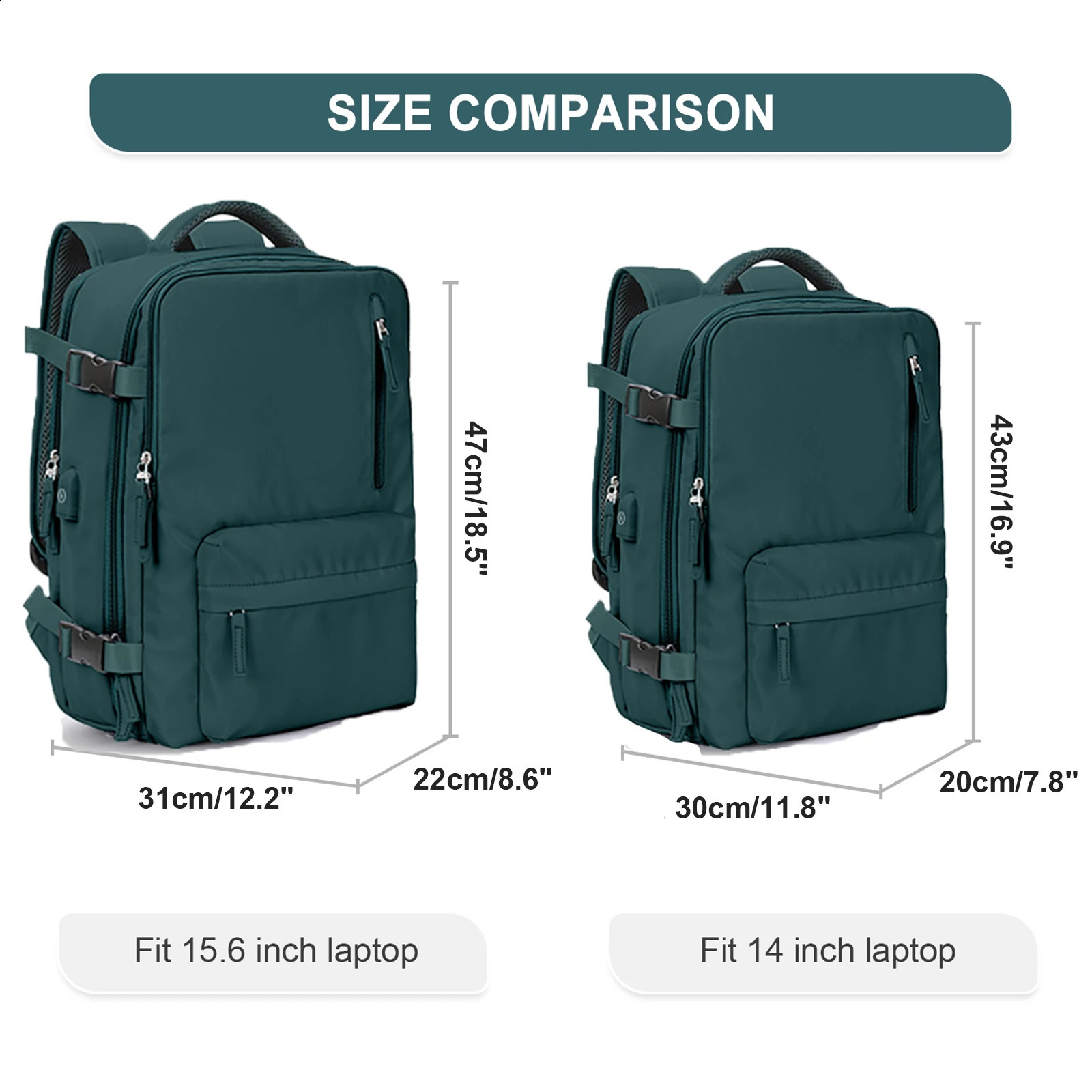 Travel Backpack Carry on Personal Item Flight Approved 35L Hand Lage Suitcase Waterproof Weekender Bag for Men Women 240823