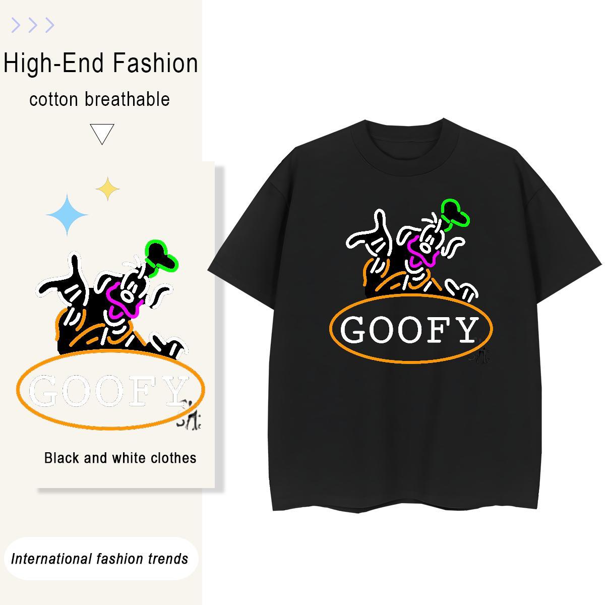 Popular Womens Tshirts 100% Cotton 230g cartoon Hip Hop Street T Shirts Women Breathable Custom Printing Tops