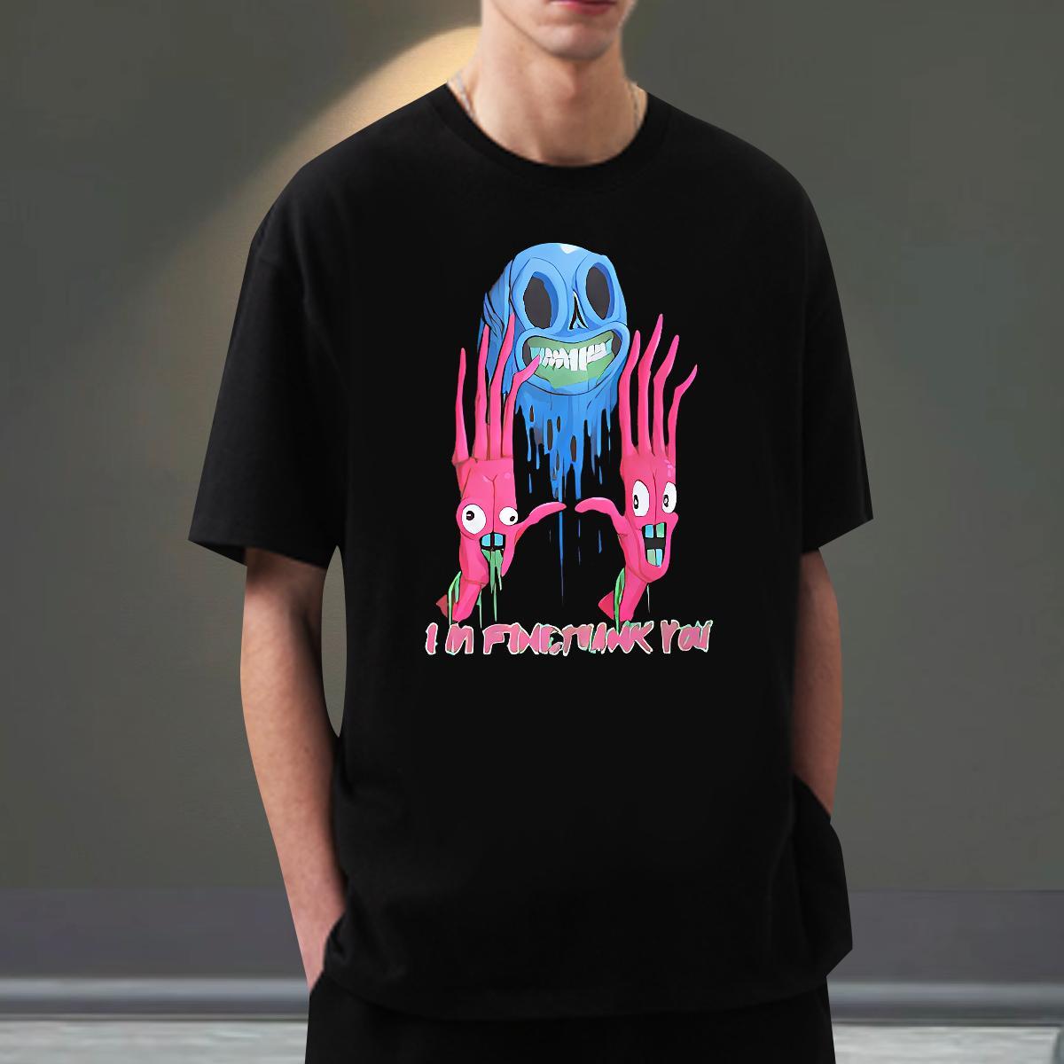 Popular T shirt 230g Pure Cotton skull Street Skull Breathable Short Sleeve Men Tees New Designer Tshirts