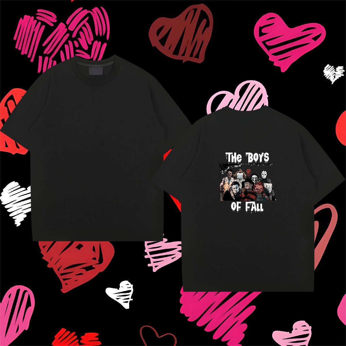 Loose Fit T-Shirts for Men 230g 100% Cotton person Street wear Hip Hop Skull Breathable Short Sleeve Mens Tshirts Customized Tees Shirts