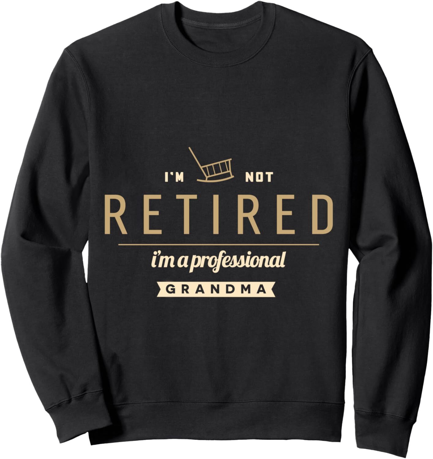 Long Sleeve Shirts for Men sweatshirt Women Not Retired A Professional Grandma Sweatshirt T shirt Tee Streetwear Casual tops clothes