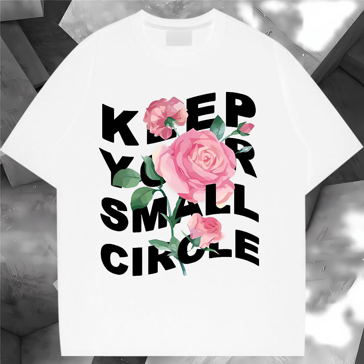 Loose Women Tees 100% Cotton 230g letter Street T Shirt For Woman Short sleeve Soft Anime Oversized Tops Shirt
