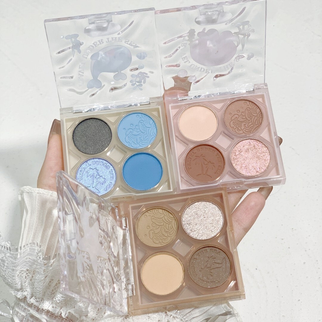 Student Friendly Xixi 'Dreams at Sea' Eyeshadow Kit Multi-Shade Collection with Pearlized Effects