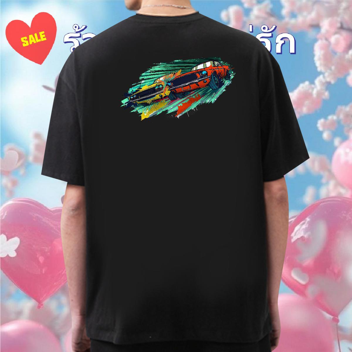 High Quality T-Shirts for Men 230g 100% Cotton car Sports Casual Plus Size Cartoon Breathable Crew Neck Mens Tshirts Fashion Designer Polos
