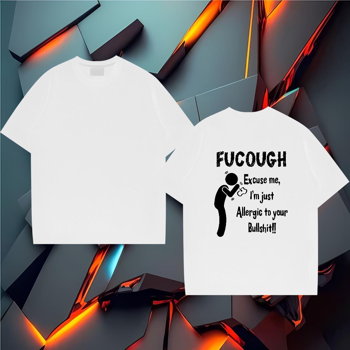 Cool Design T-Shirts for Men 230g Cotton letter Casual Customized Print O-Neck Short Sleeve Men Tees 2024 Designer Wear