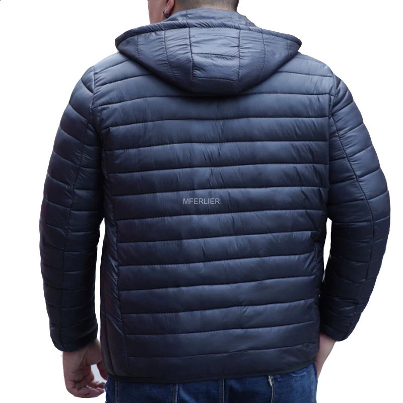 Autumn and Winter Mens Jacket 10XL Chest Size 164cm 5XL 6XL 7XL 8XL 9XL Plus 240822
