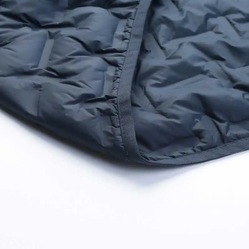 Winter mens thick plush hooded jacket windproof lightweight down casual 90% duck 240822