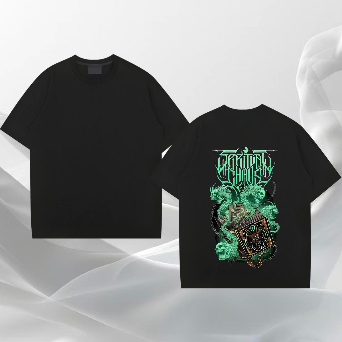 Classic T Shirt For Man 230g 100% Cotton skull Street Wear Customized Print Round Neck Short Sleeve Men Clothes T-Shirt DIY Customized Tee Shirt