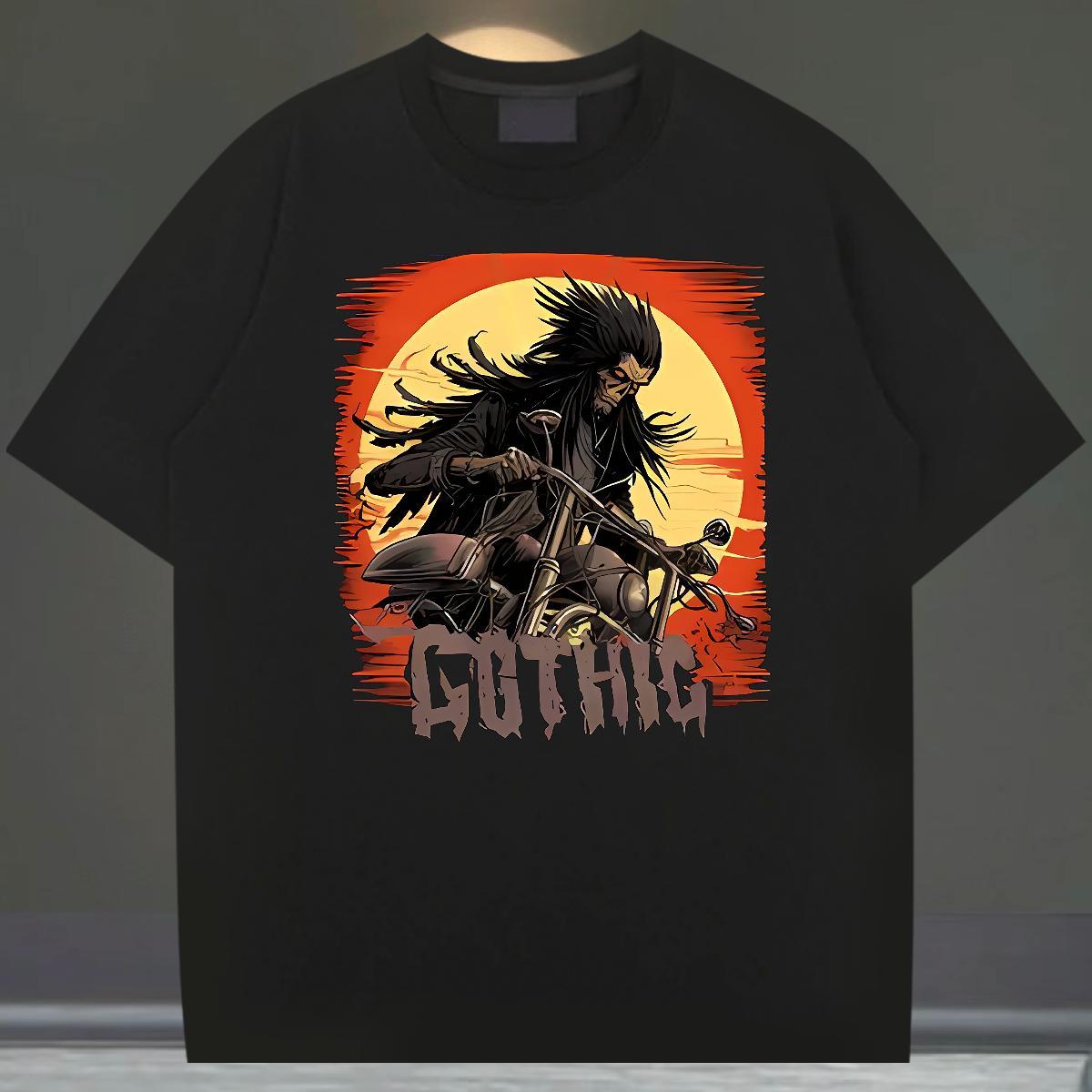 Designer T-Shirts for Men 100% Cotton 230g skull Summer Casual Custom Printed Pure Cotton Mens Tshirts DIY Customized Top Tees