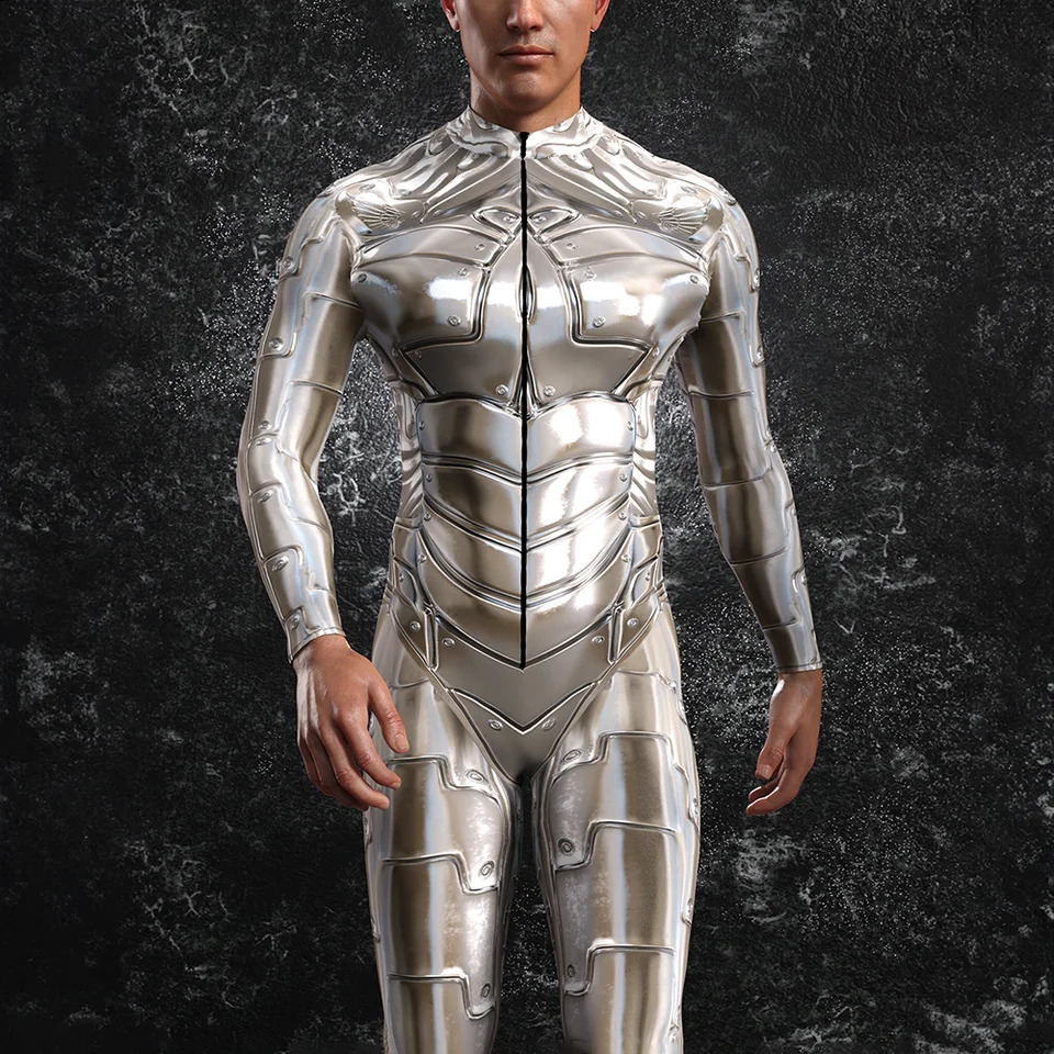 You Are My Secret Halloween cosplay female robot steampunk 3D printed bodysuit jumpsuit armor stage show costume 240823