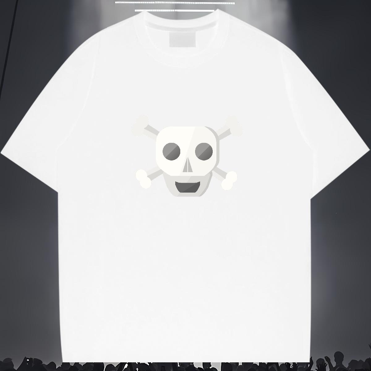 High Quality Man T Shirts 100% Cotton 230g skull Sport Oversized Breathable Soft Men Tees New Arrival Tops Shirt