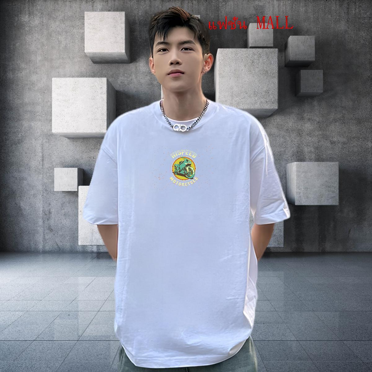 Loose Fit Man T Shirts 100% Cotton 230g Motorcycle Sport Oversized Crew Neck Breathable Men Tops Tees Custom Polos