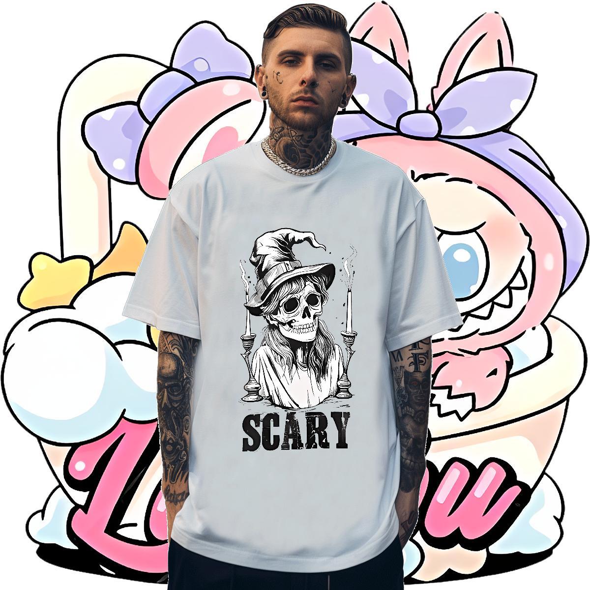 Designer Mens T Shirts 230g Cotton hat Summer Casual White Plus Size Breathable Crew Neck Tshirts Factory Direct Clothings