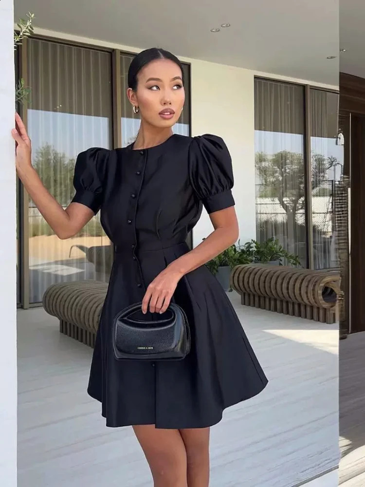Summer Fashion Dresses for Women Office Basic Temperament High Waist Split Midi Dress Womens Elegant Party Dress 240822