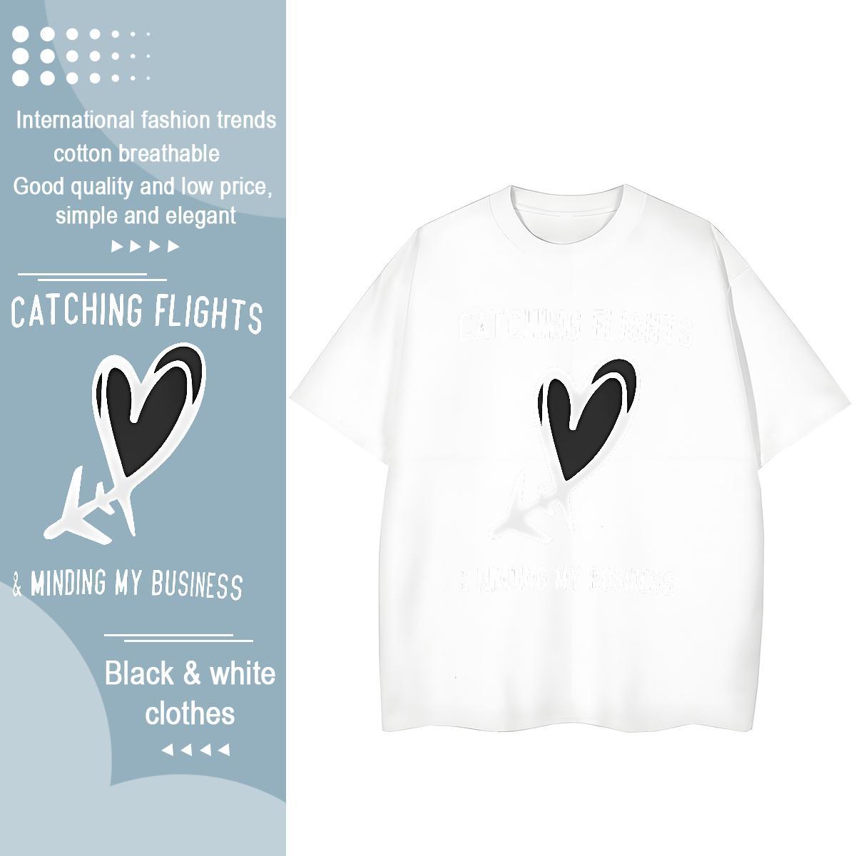Designer Nice Woman Tshirt 230g Pure Cotton letter Sports Casual T Shirt For Woman O-Neck Short Sleeve Custom Printed Clothes Shirt