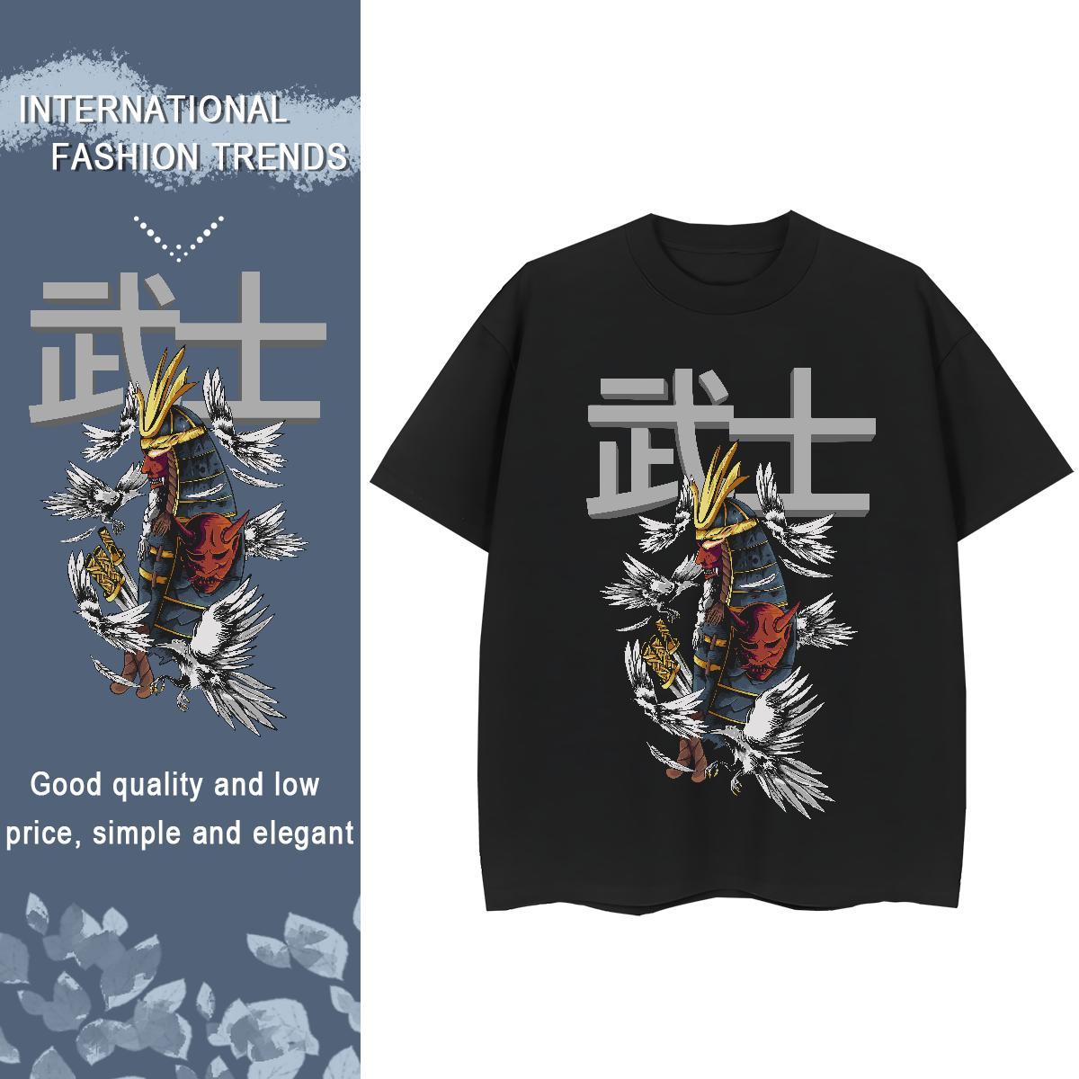 Lady Tshirt for Man Woman 230g Cotton painting Street Wear T-Shirts Comfortable Custom Cartoon Top Tees