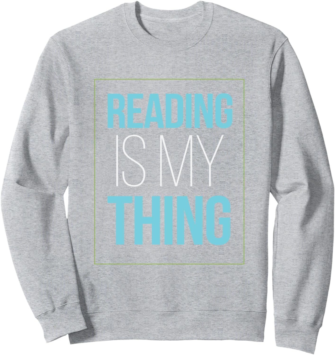 Long Sleeve Shirts for Men sweatshirt Reading Is My Thing Gift, Book Lovers, Teachers Sweatshirt T shirt Tee Streetwear Casual tops clothes