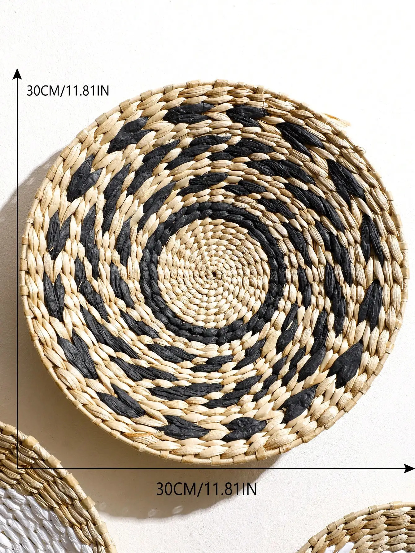 6 Bohemian handmade woven wall basket pendants for home decoration rural gifts kitchen farmhouse table living room 240823