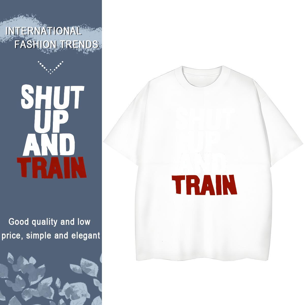 Loose Lady T shirt 100% Cotton 230g letter Home Outdoor Woman T Shirts Breathable Short Sleeve White Plus Size Tops