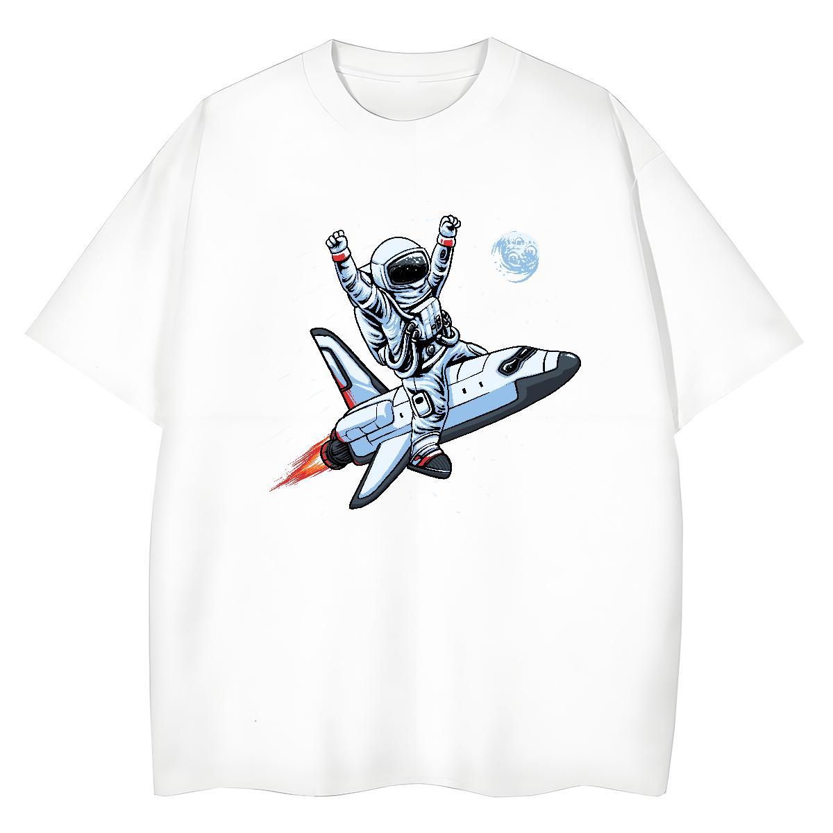 Brand Woman Tshirt 230g Pure Cotton universe Daily Outfit Womens T Shirts Breathable Custom Cartoon Wear