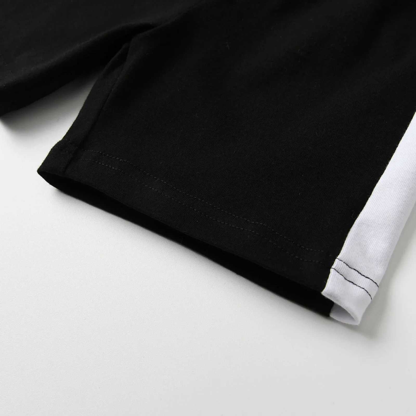 2024 New Toddler Baby Boy Summer Short Sleeve Clothes Set for 1 2 3 4 Years Cute Printed Patchwork T-shirt Top and Short Pants W250218