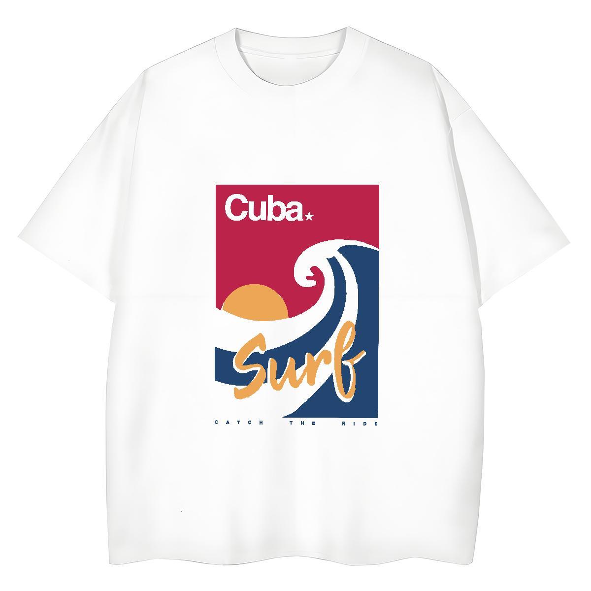 Female Women Tshirts 230g 100% Cotton beach Spring Summer T-Shirts Breathable Short Sleeve Oversized L-4XL Clothes