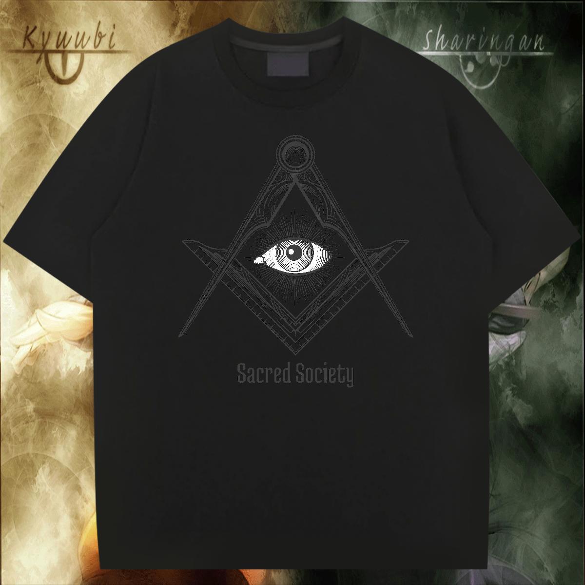 Cool Design Man T Shirts 230g 100% Cotton eye of the devil Casual Beach Oversized 4XL Pure Cotton Tshirts 2024 DIY Polos